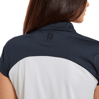 Capsleeve Colour Block Poloshirt