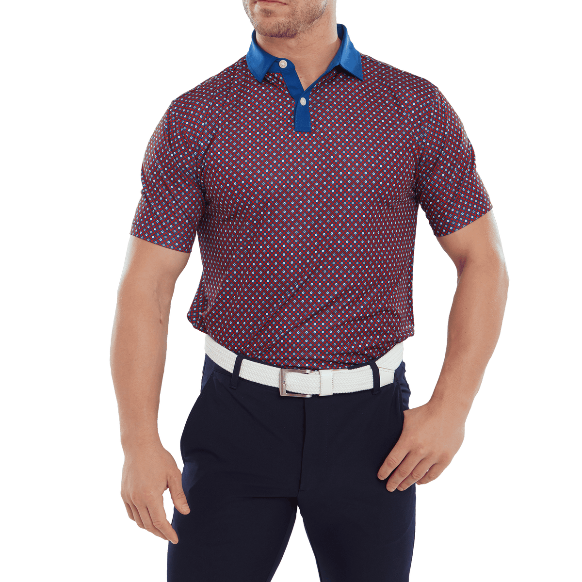 Footjoy Circle Print Poloshirt Herren