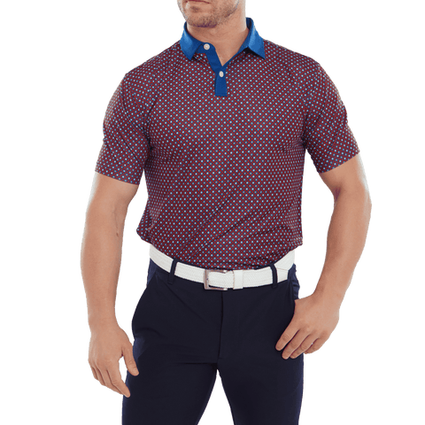 Circle Print Poloshirt