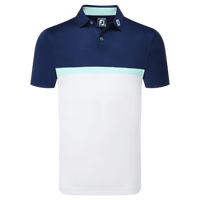 Footjoy Colour Block Lisle Poloshirt Herren