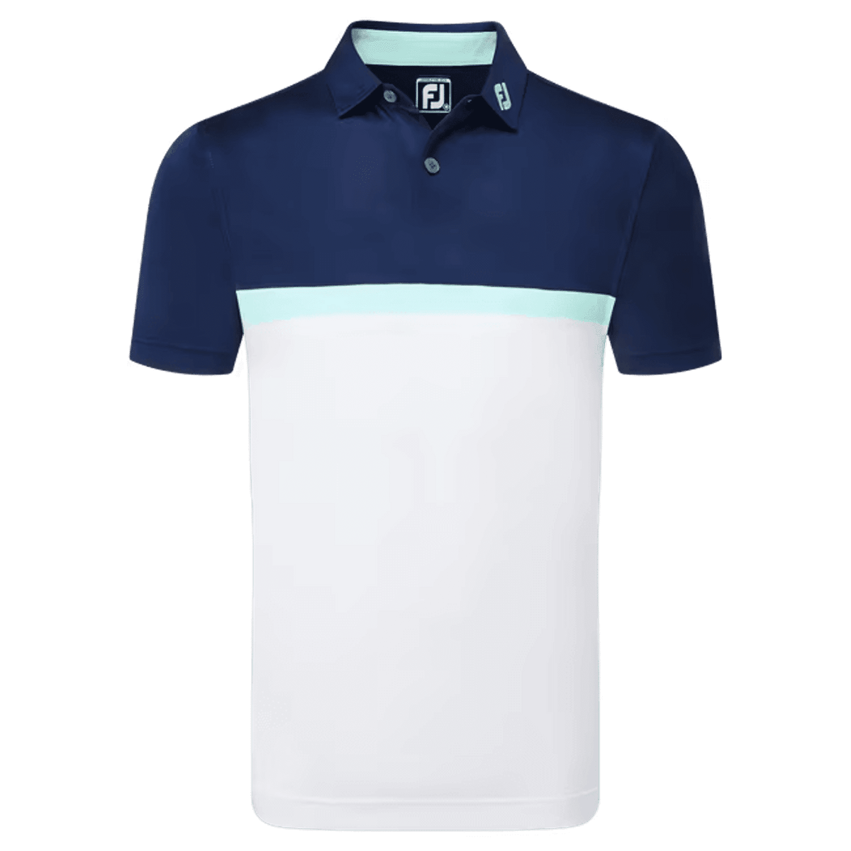 Footjoy Colour Block Lisle Polo Herren