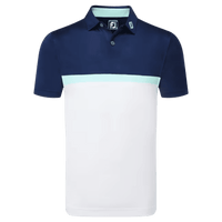 Footjoy Colour Block Lisle Polo Herren