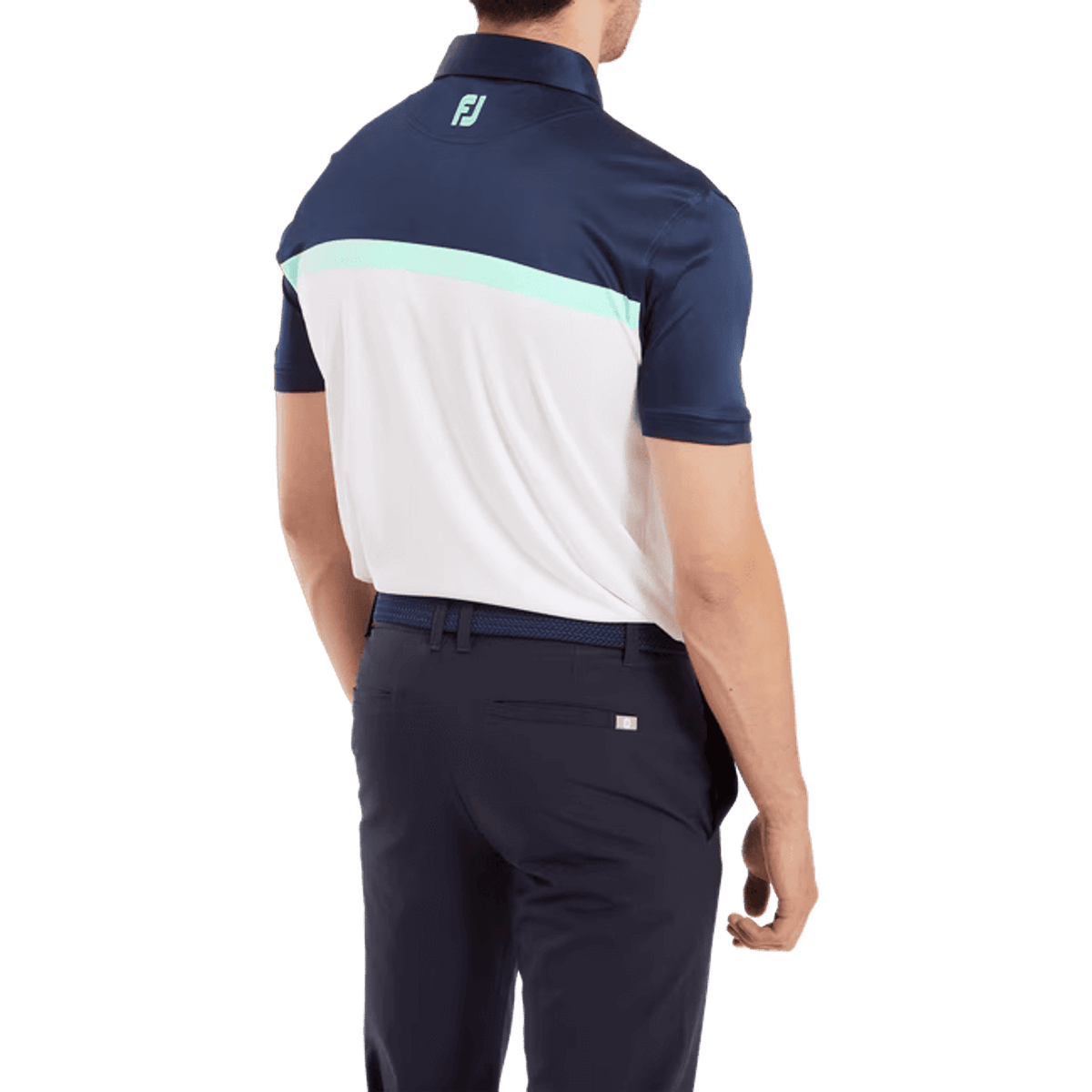 Footjoy Colour Block Lisle Polo Herren