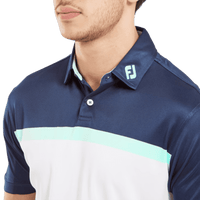 Footjoy Colour Block Lisle Poloshirt Herren