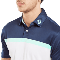 Footjoy Colour Block Lisle Polo Herren