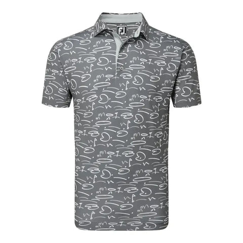 Footjoy Course Doodle Polo Herren