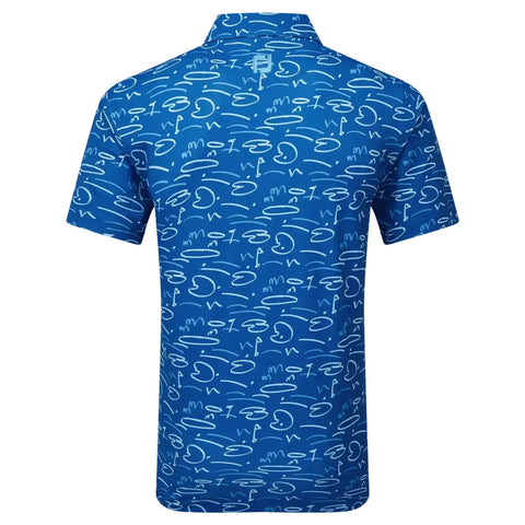 Footjoy Course Doodle Polo Herren