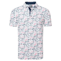 Footjoy Course Doodle Poloshirt Herren