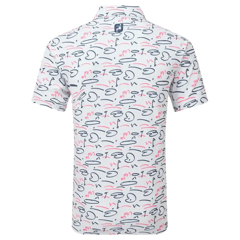 Footjoy Course Doodle Polo Herren