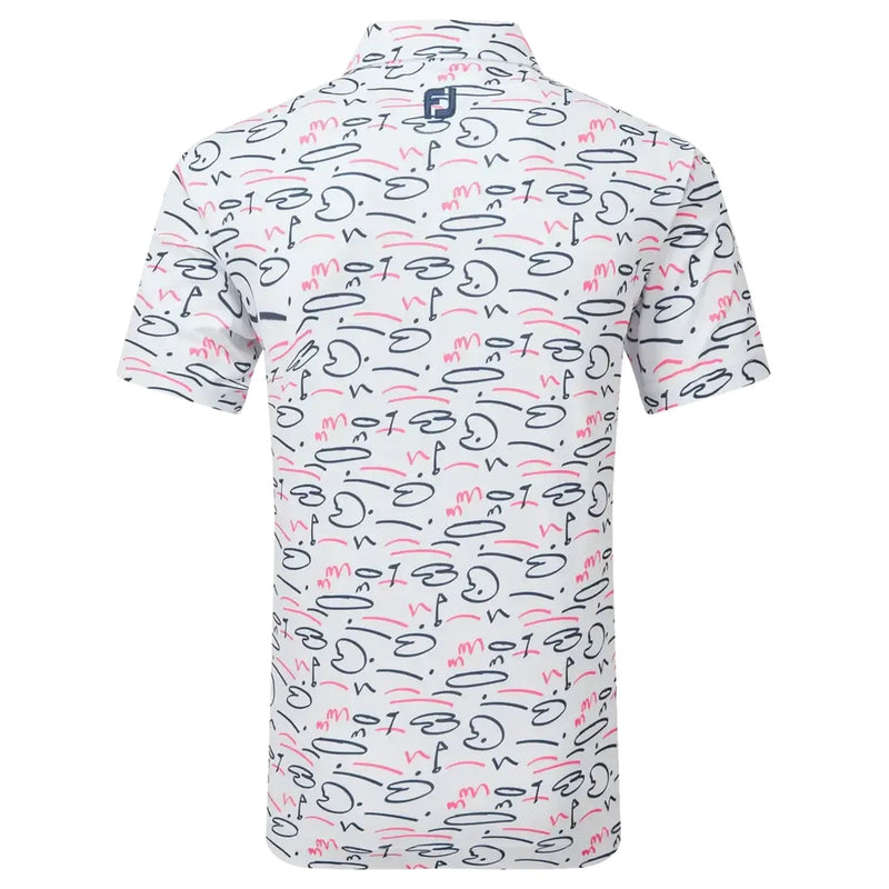 Footjoy Course Doodle Poloshirt Herren