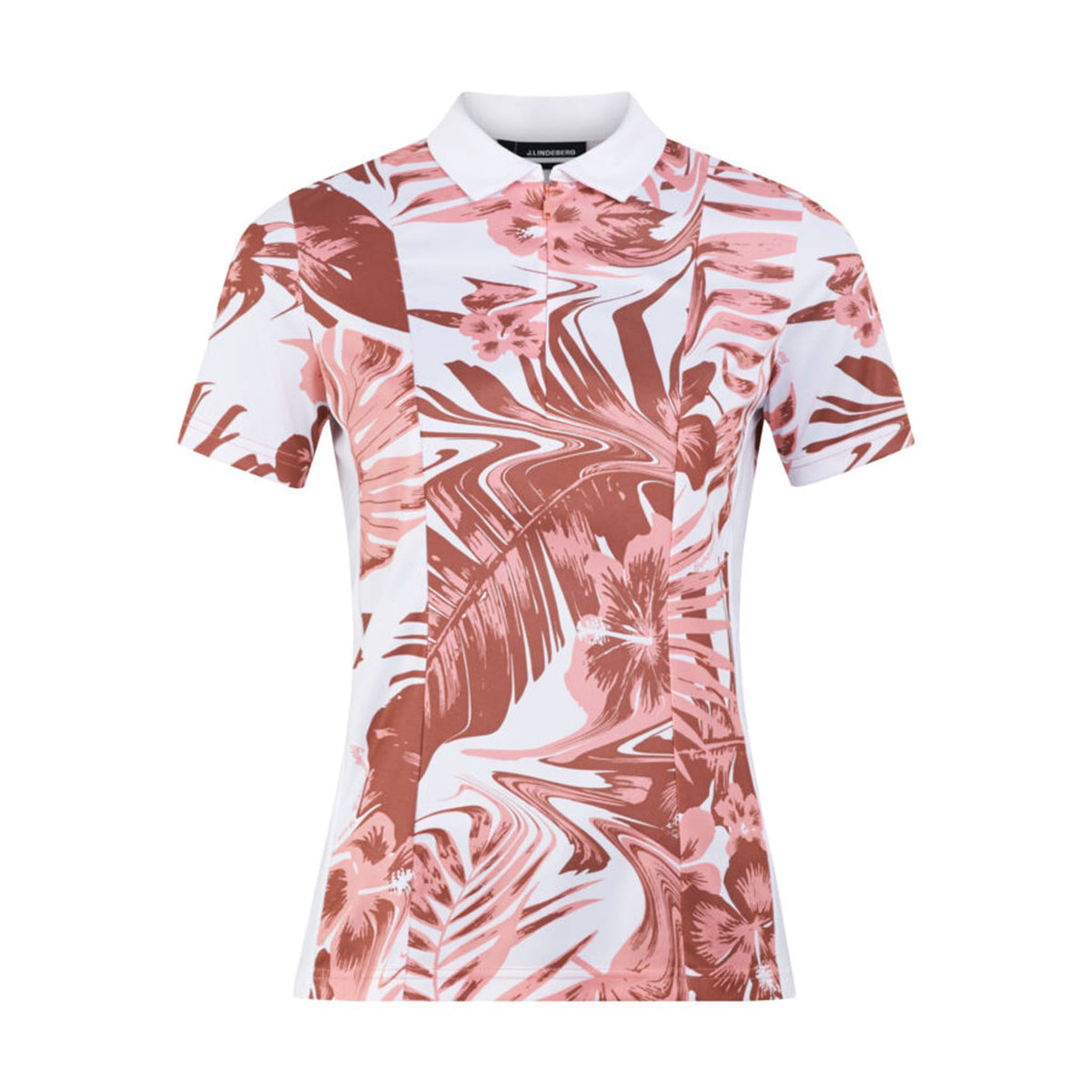 J. Lindeberg Evelina Print Poloshirt Damen