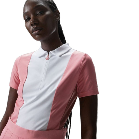 Evelina Print Poloshirt Damen