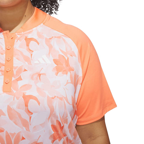 Floral Poloshirt Damen