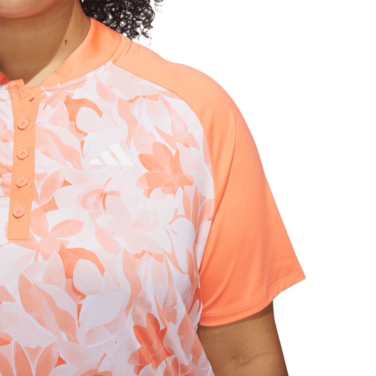 Adidas Floral Poloshirt Damen