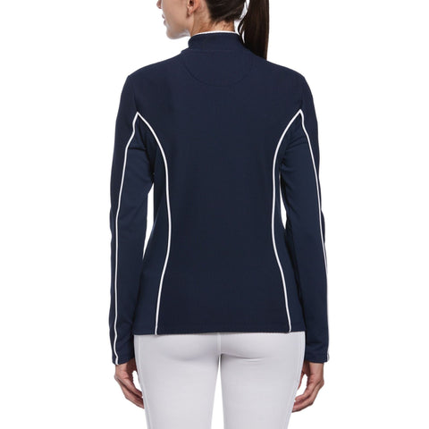 Longsleeve Textrured 1/4 Zip Sweater
