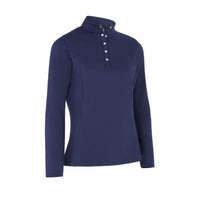 Callaway Thermal Fleece Jersey Langarm-Polo Damen