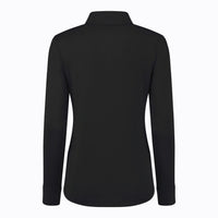Half Neck Langarm-Poloshirt
