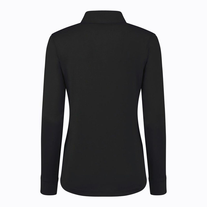 Half Neck Langarm-Poloshirt