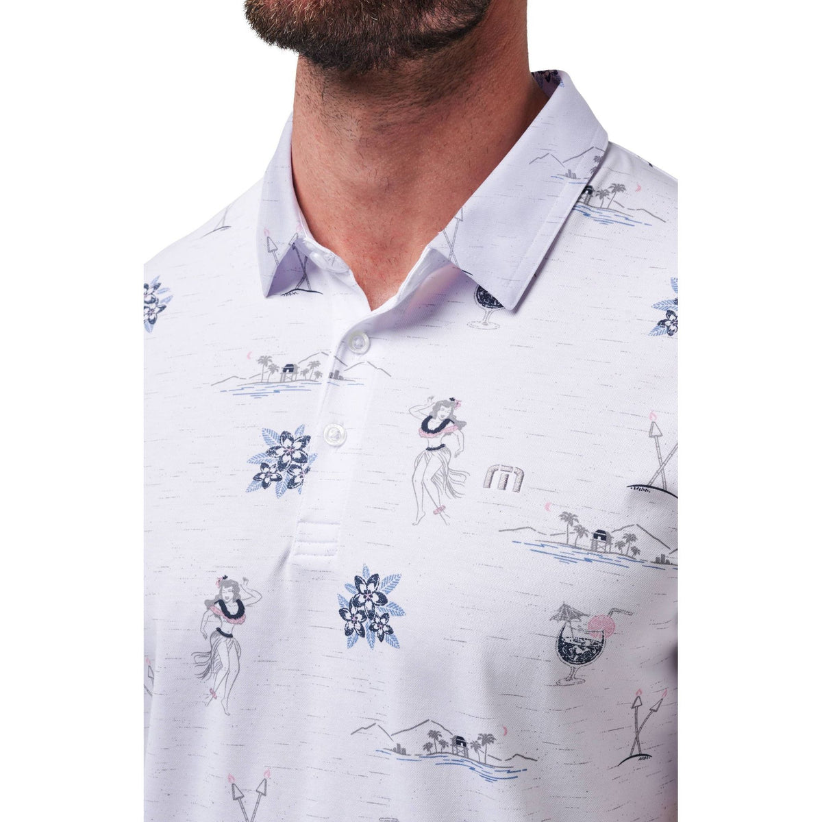 Travis Mathew Island Paradise Poloshirt Herren