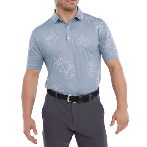 Jungle Leave Pique Poloshirt