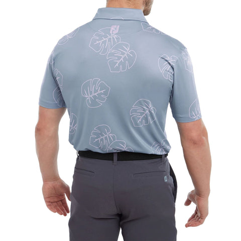 Jungle Leave Pique Poloshirt