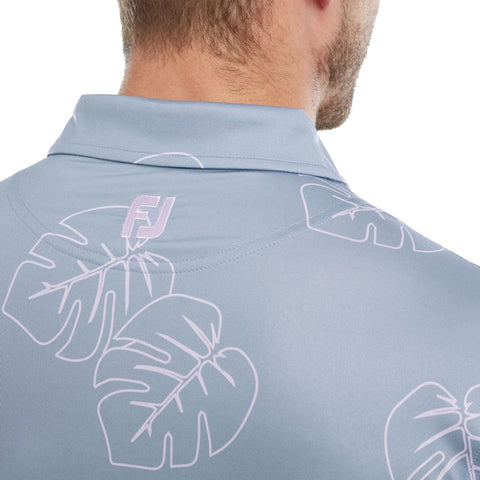 Jungle Leave Pique Poloshirt