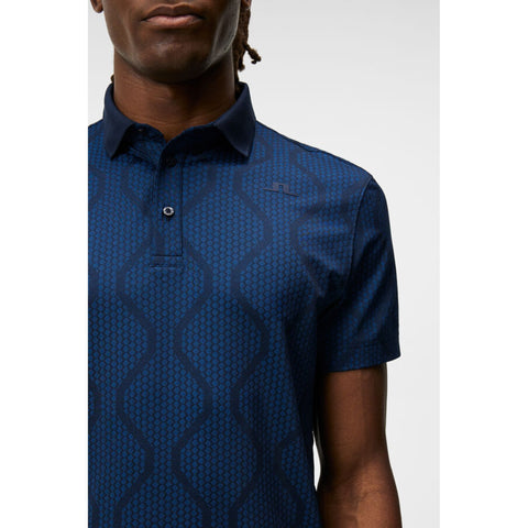 Mat Jacquard Regular Fit Poloshirt