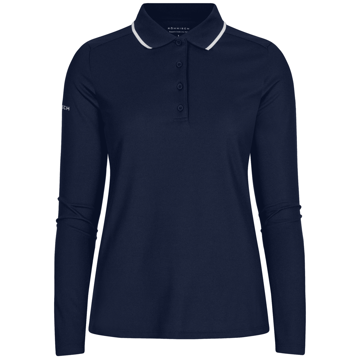 Röhnisch Miriam Langarm-Poloshirt Damen