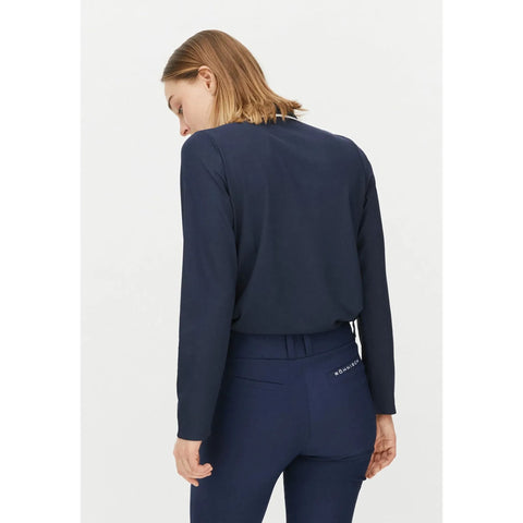 Miriam Langarm-Poloshirt