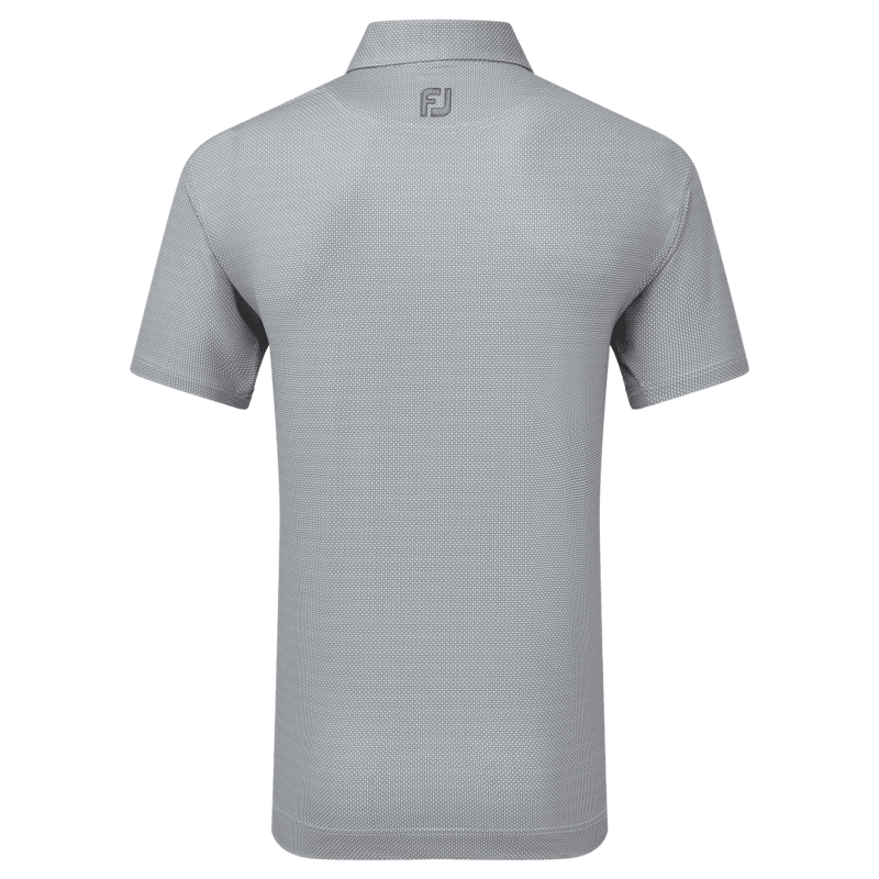Octagon Print Lisle Poloshirt