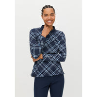 Röhnisch Oversize Check Poloshirt Damen