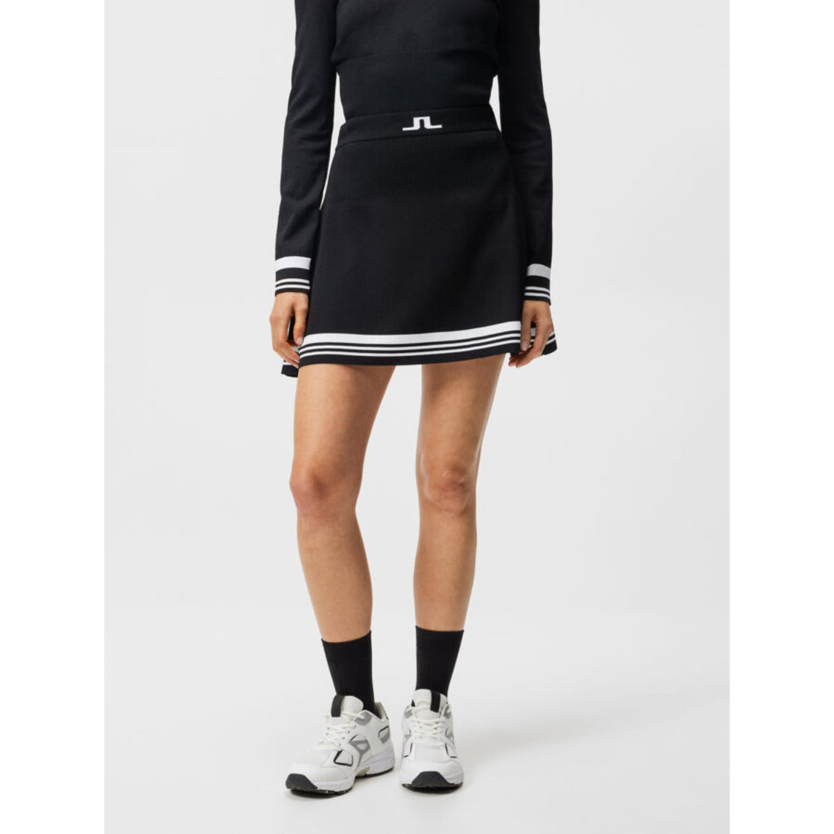 J. Lindeberg Frida Stripe Knitted Skort Damen