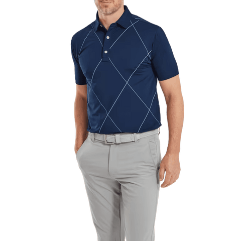 Raker Print Lisle Poloshirt