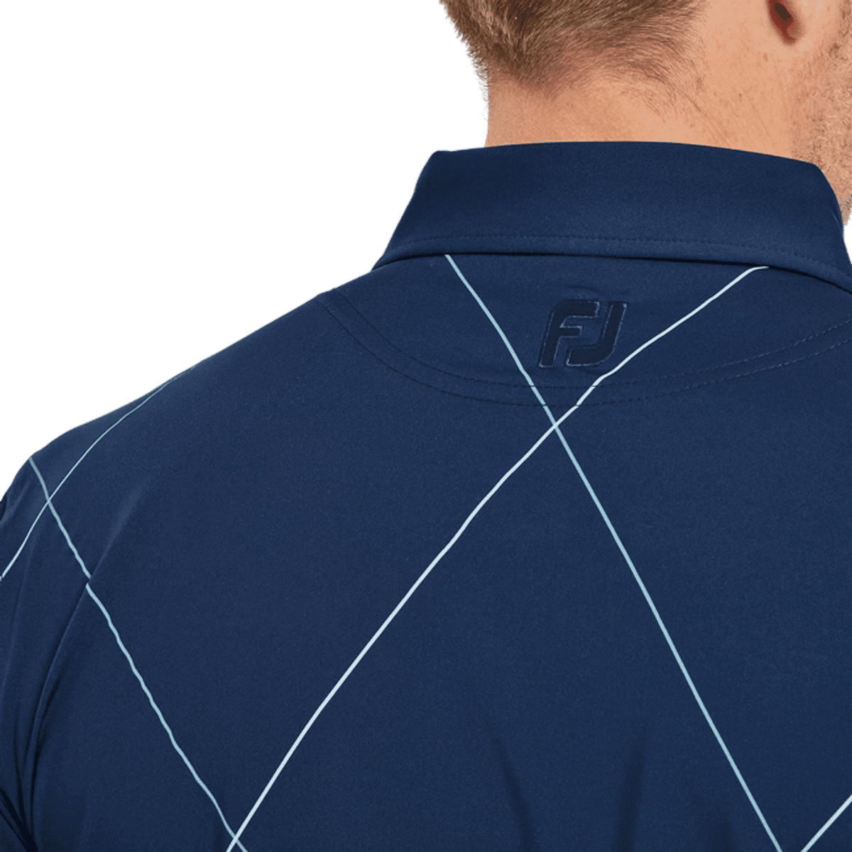 Footjoy Raker Print Lisle Poloshirt Herren