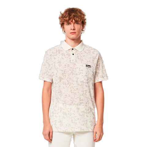 Sand Camo Panel Poloshirt Herren
