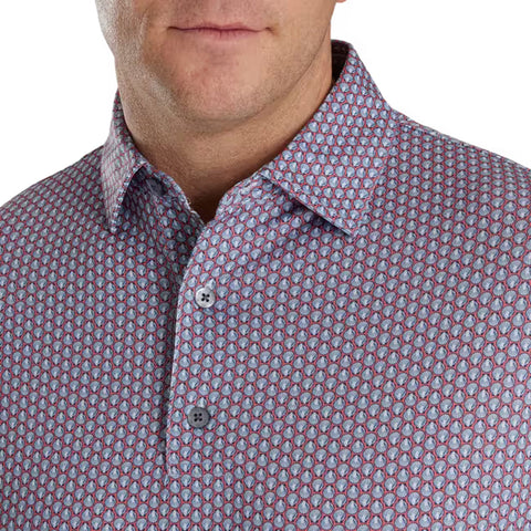 Shell Foulard Lisle Poloshirt