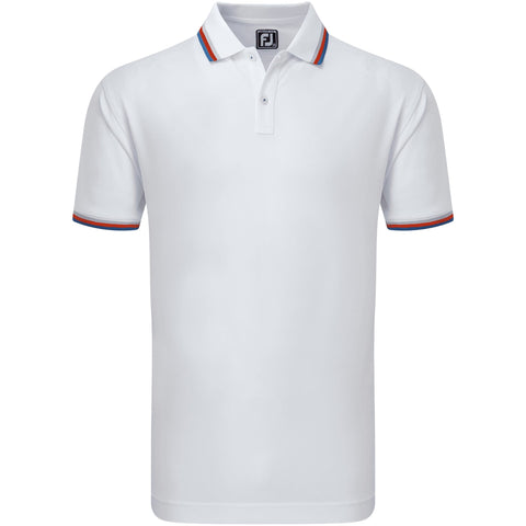 Solid Trim Poloshirt Herren
