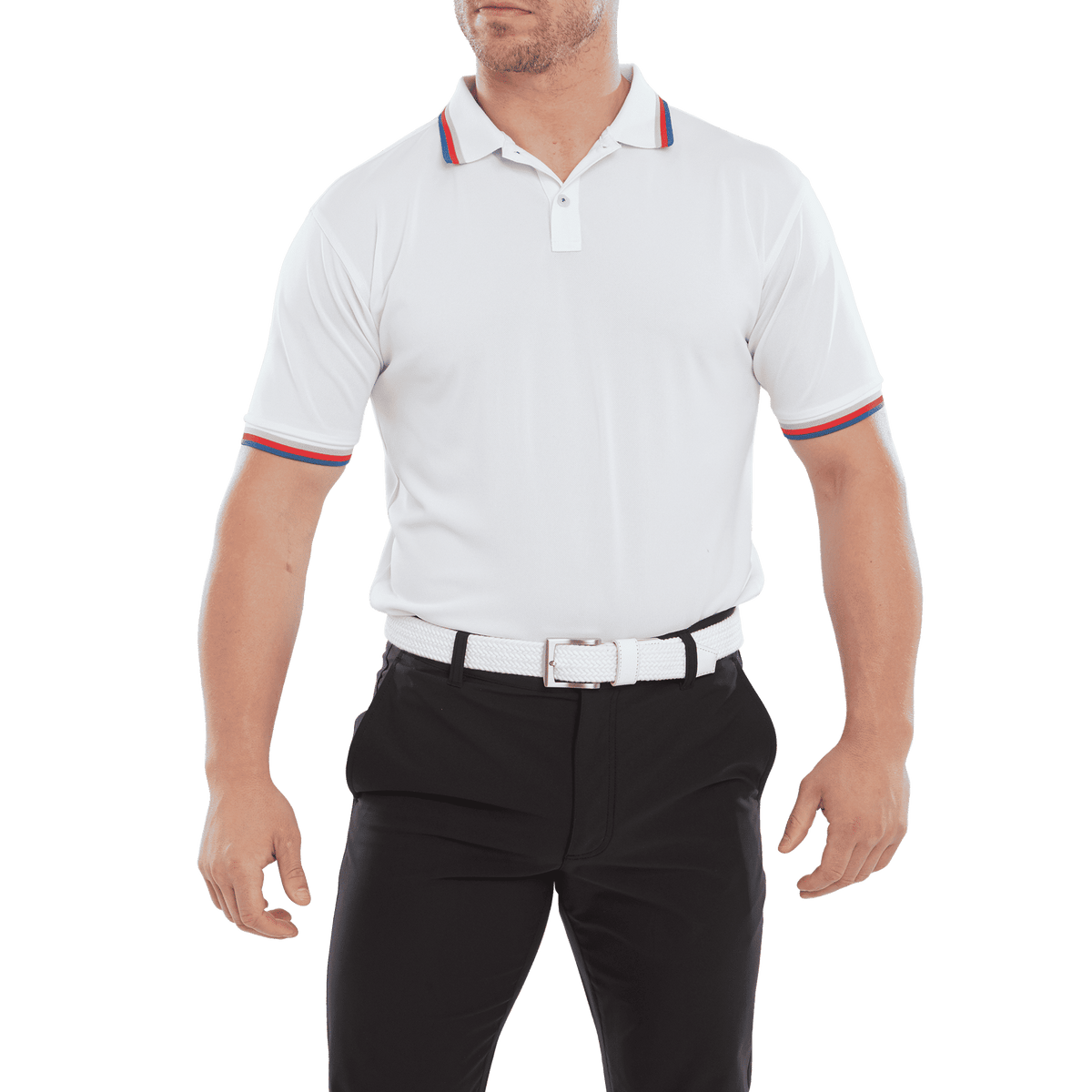 Footjoy Solid Trim Poloshirt Herren