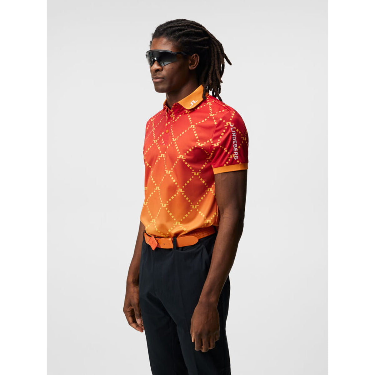 J. Lindeberg Tour Tech Reg Fit Print Poloshirt Herren