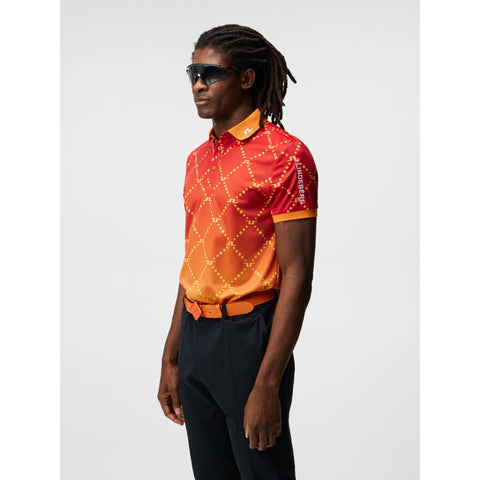 Tour Tech Reg Fit Print Poloshirt