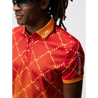 Tour Tech Reg Fit Print Poloshirt