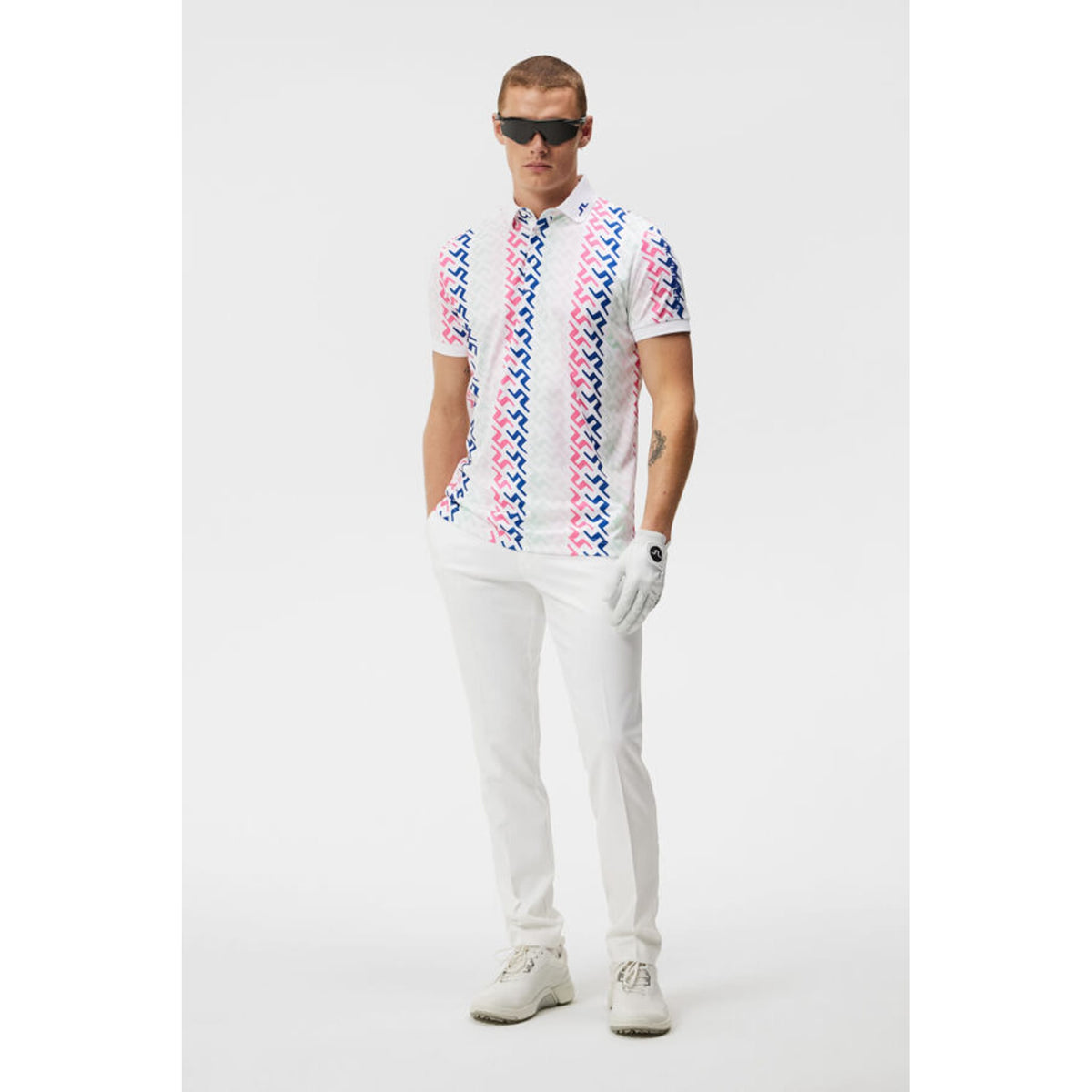 Tour Tech Reg Fit Print Poloshirt