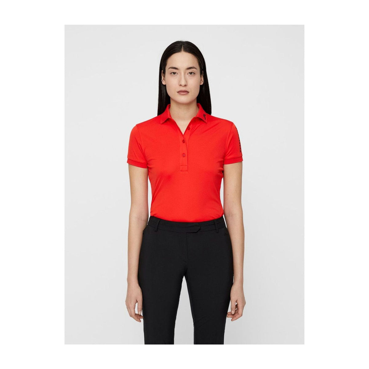 J. Lindeberg Tour Tech Slim TX Jersey Poloshirt Damen