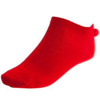 W Socken Rot mit Bommel 39-42