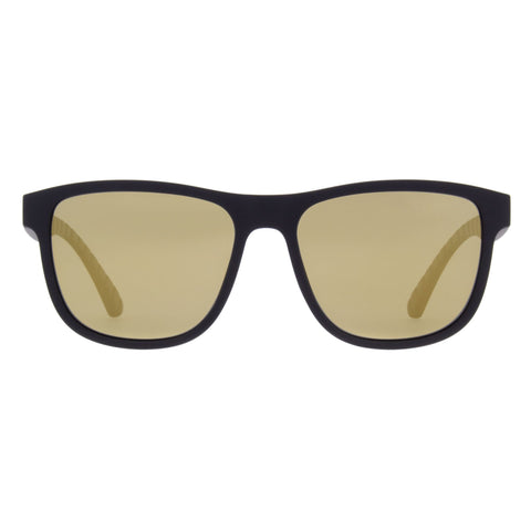 Marsh Black/Smoke Gold Mirror
