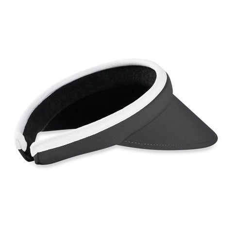 W Clip Visor Charcoal/White