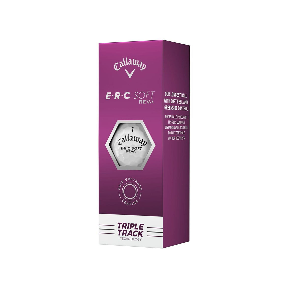 ERC Soft REVA (23) [12 Stück] Tripletrack Golfbälle