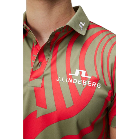 KV Tour Print Golf Polo Herren