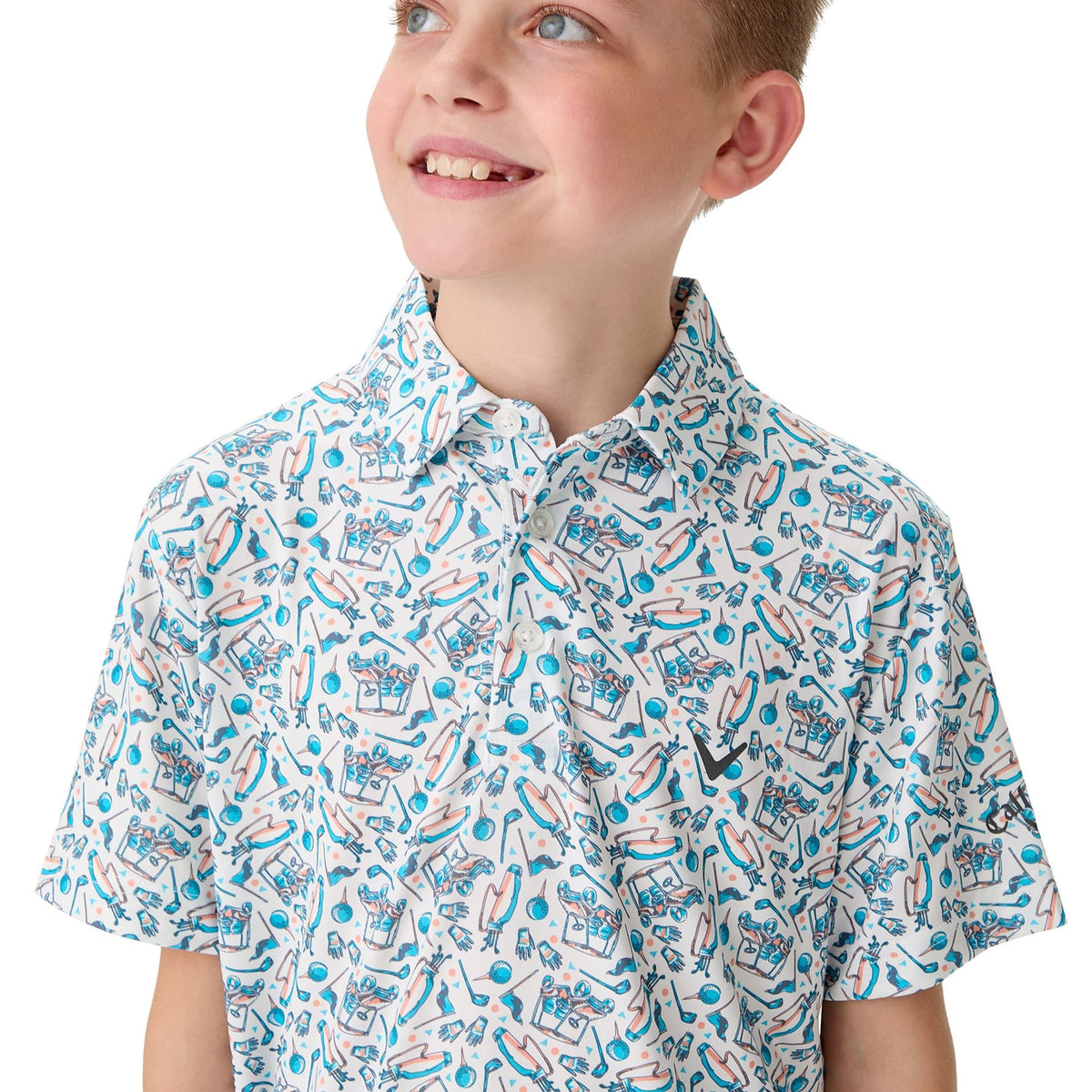 All Over Golf Printed Poloshirt