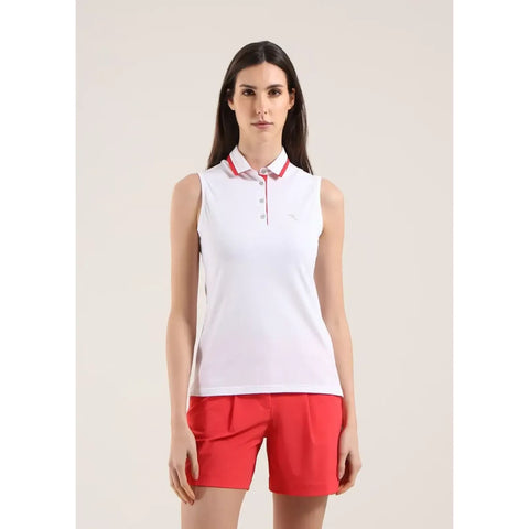 Ambrosia Sleeveless Polo